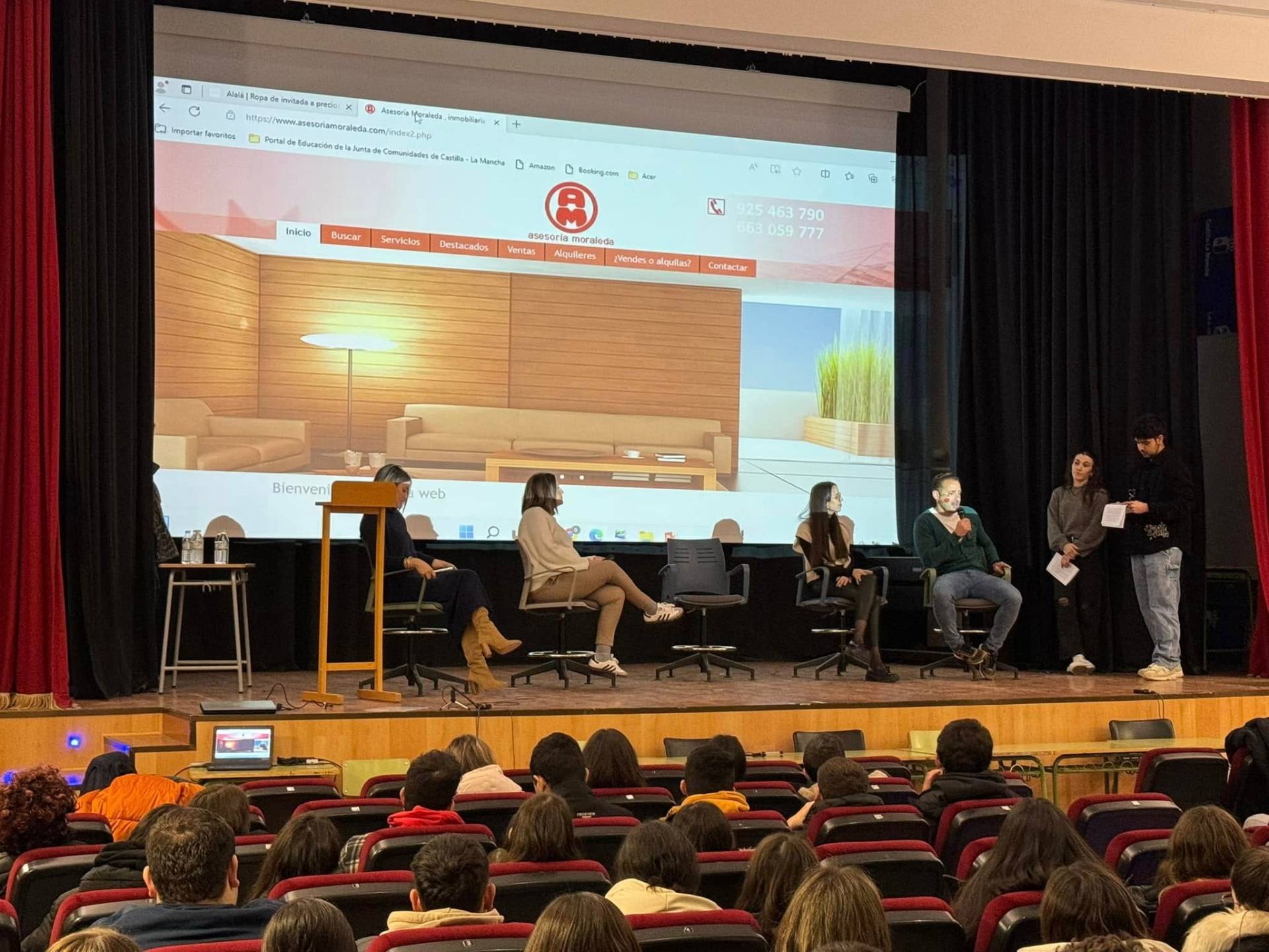 Presentación de FP conectada con empresas en el IES Consaburum